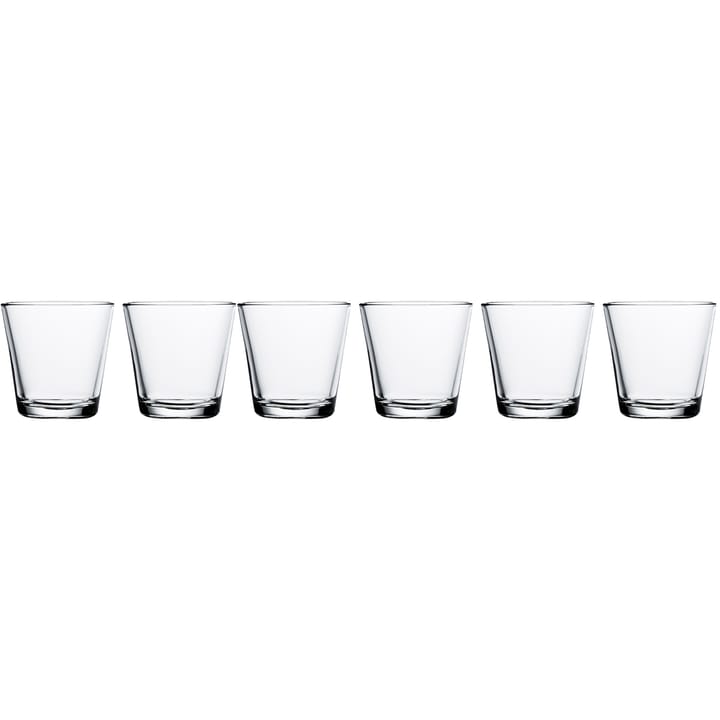 Kartio dricksglas 21 cl 6-pack, Klar Iittala