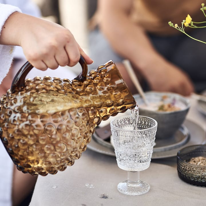 Kastehelmi dricksglas på fot 26 cl 2-pack, Klar Iittala