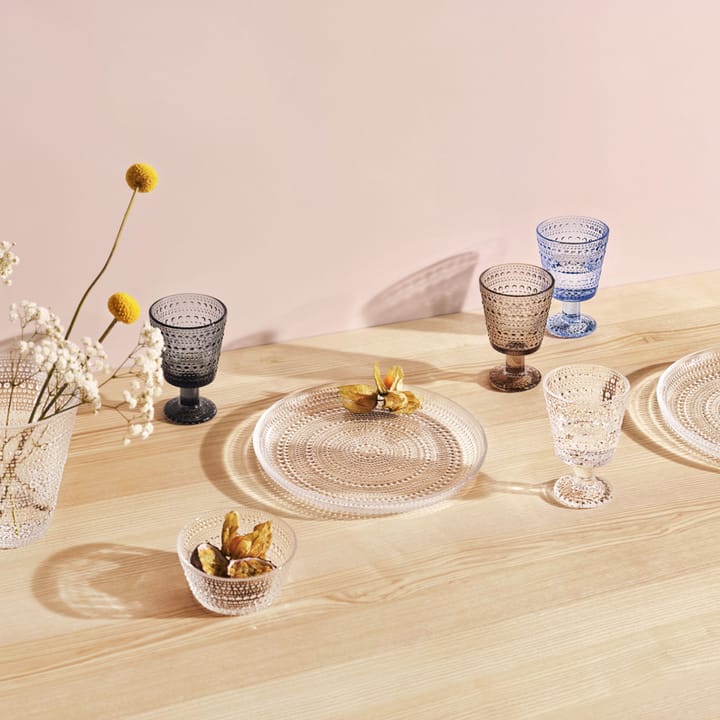 Kastehelmi dricksglas på fot 26 cl 4-pack, Klar Iittala