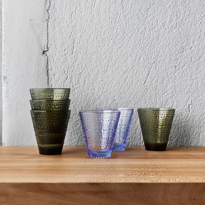 Kastehelmi glas 30 cl 2-pack, aqua Iittala