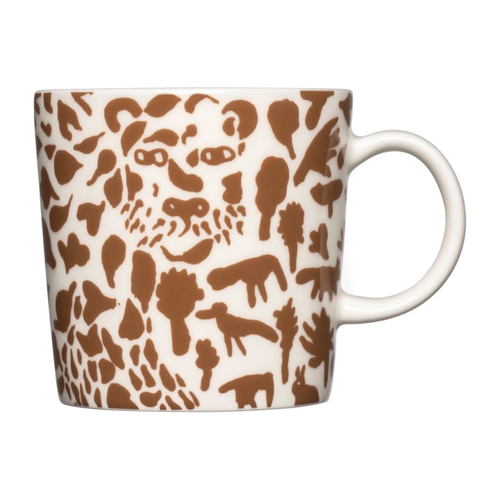 Oiva Toikka Cheetah mugg 30 cl, Brun Iittala