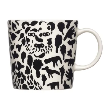 Oiva Toikka Cheetah mugg 30 cl - Svart-vit - Iittala