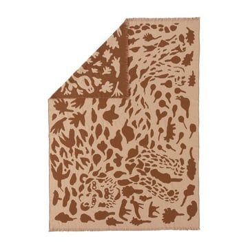 Iittala Oiva Toikka Cheetah ullpläd 130×180 cm Brun