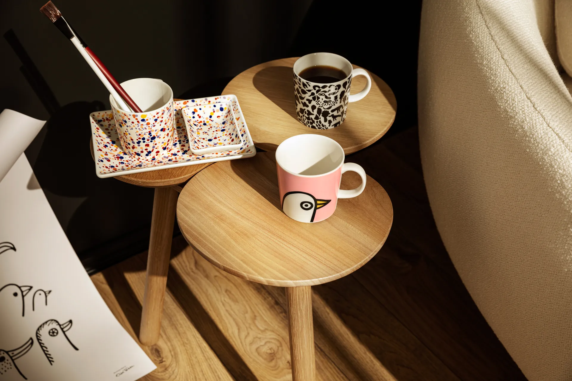 Oiva Toikka Helle mugg 30 cl, Ametist Iittala
