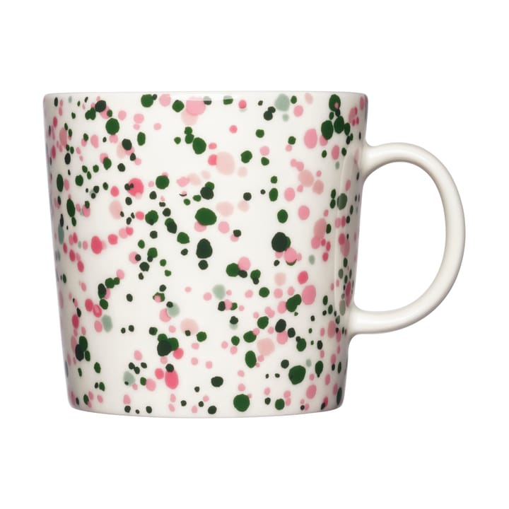 Oiva Toikka Helle mugg 40 cl, Rosa-grön Iittala