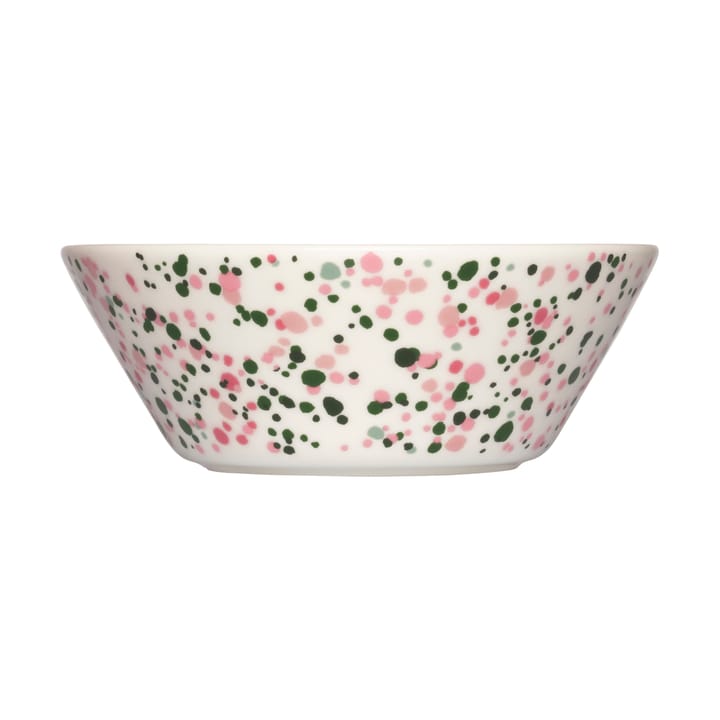 Oiva Toikka Helle skål Ø15 cm, Rosa-grön Iittala