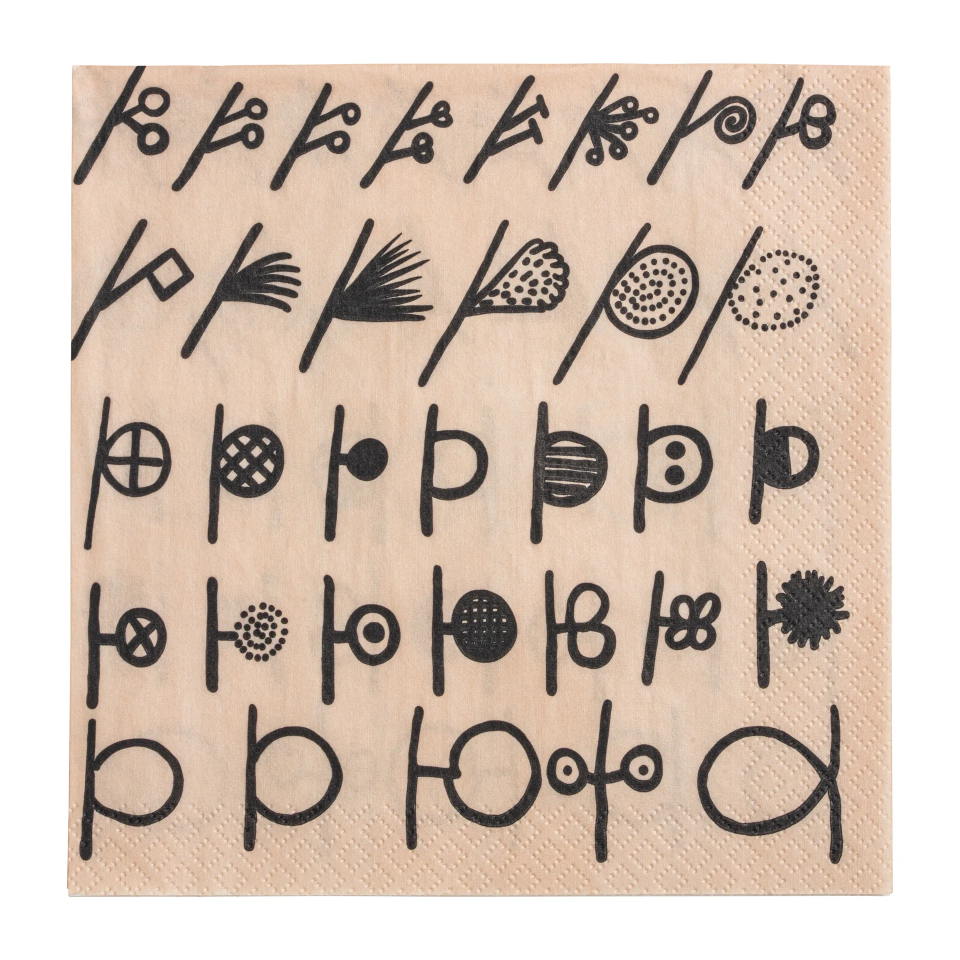 Oiva Toikka Twig servett 20-pack, Beige Iittala