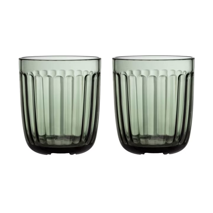 Raami dricksglas 26 cl 2-pack, Tallgrön Iittala