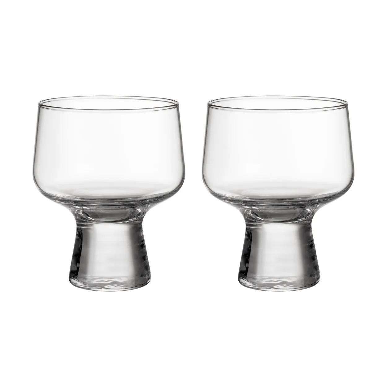 iittala solare glas på fot 29 cl 2-pack klar