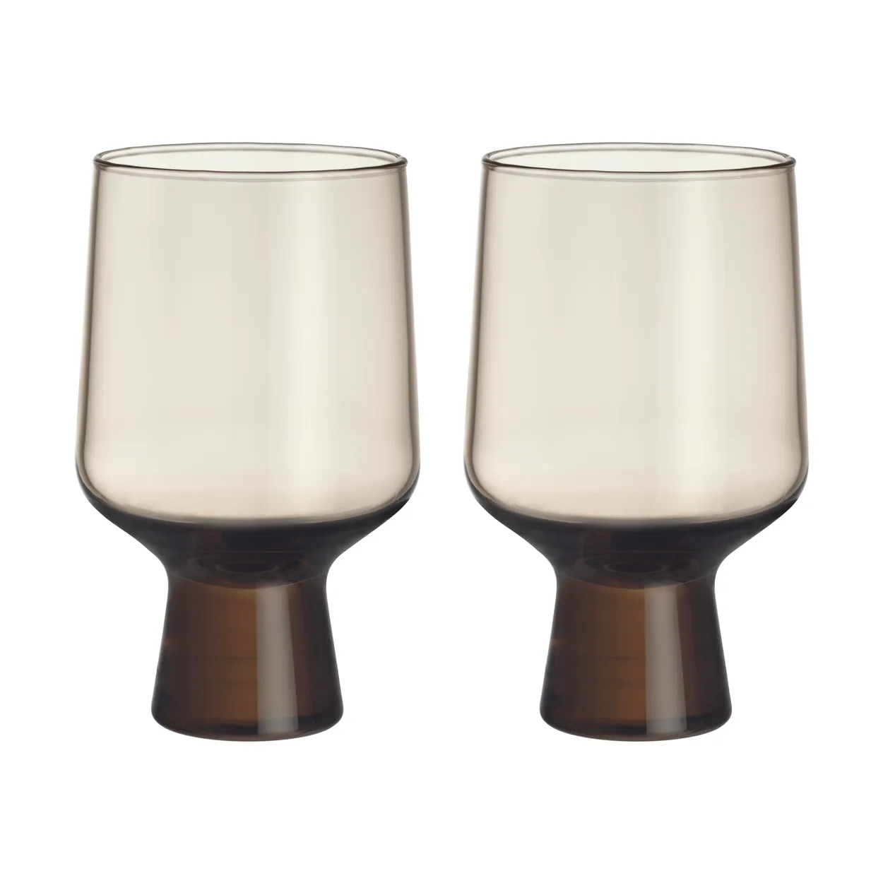 iittala solare glas på fot 40 cl 2-pack linne