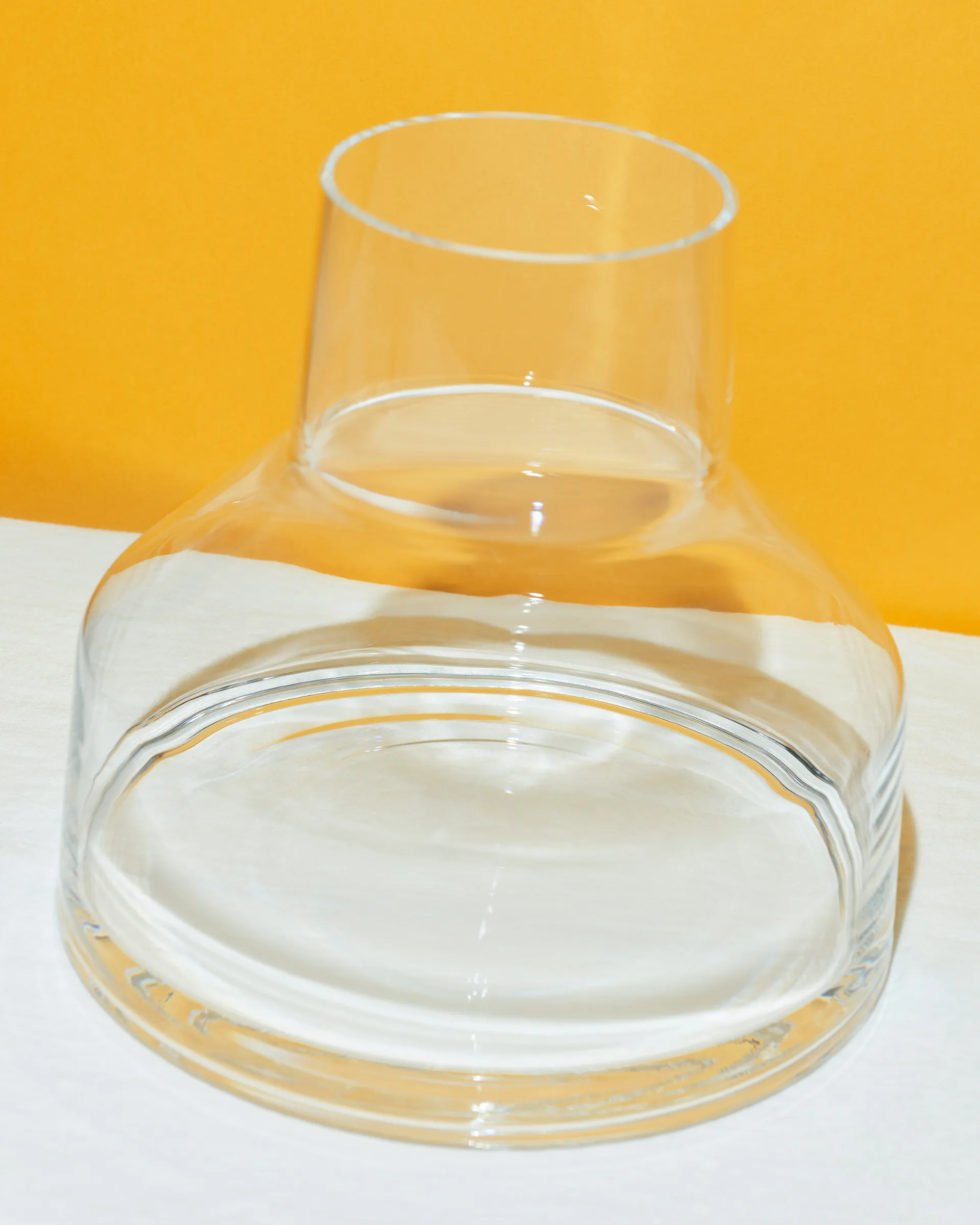 Solare vas låg 20xØ22 cm, Klar Iittala