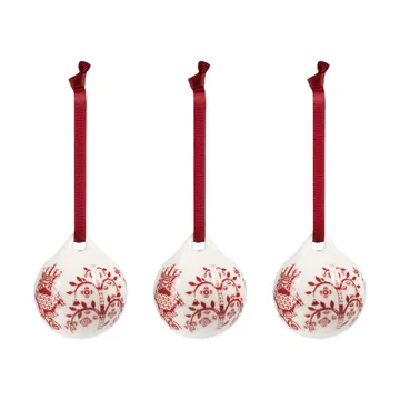 Taika dekoration - Granatröd, 5 cm, 3-pack - Iittala