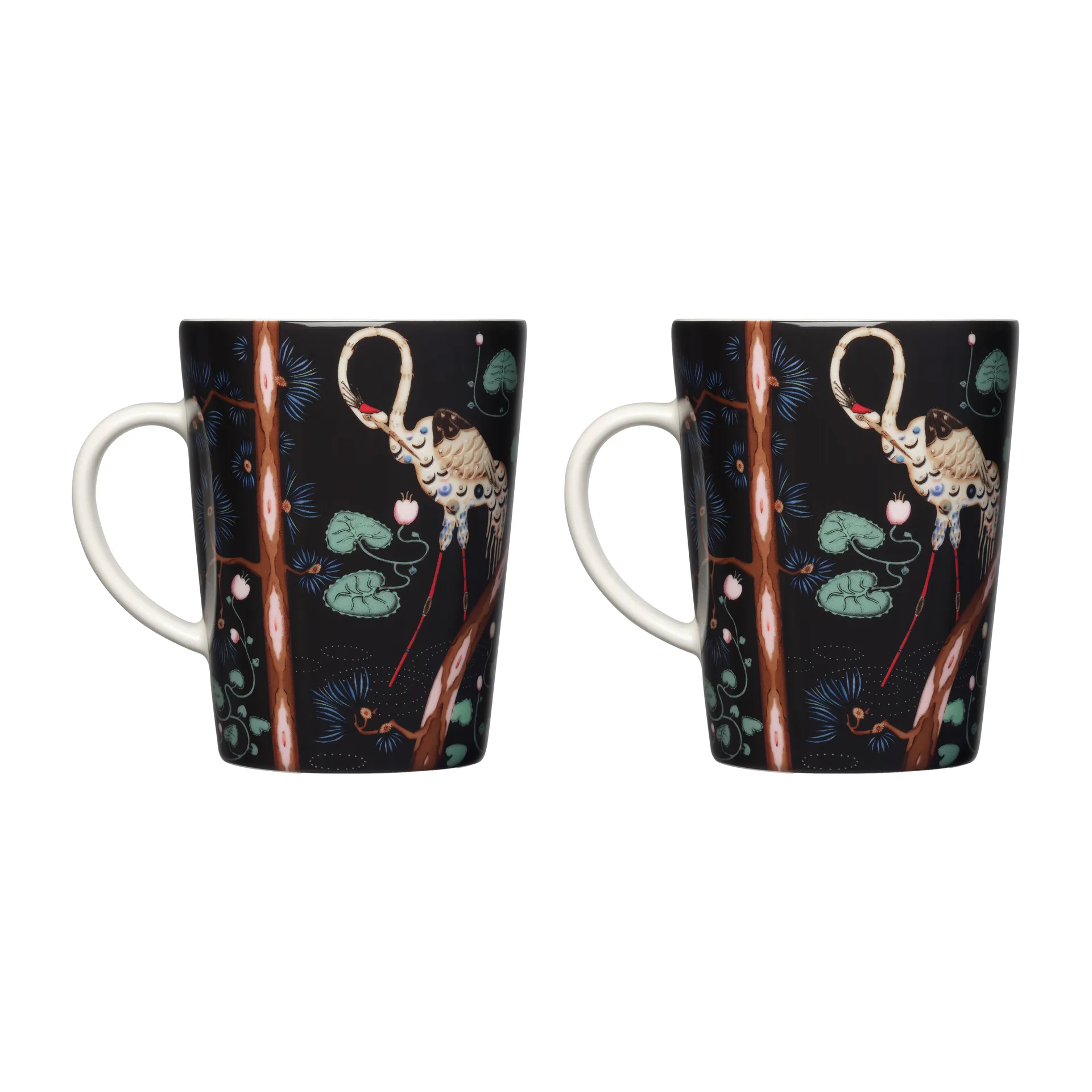 Taika mugg 40 cl 15-årsjubileum gåvoset 2-pack, Svart Iittala