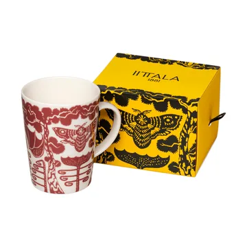 Taika mugg 40 cl presentförpackning - Yö granatröd - Iittala