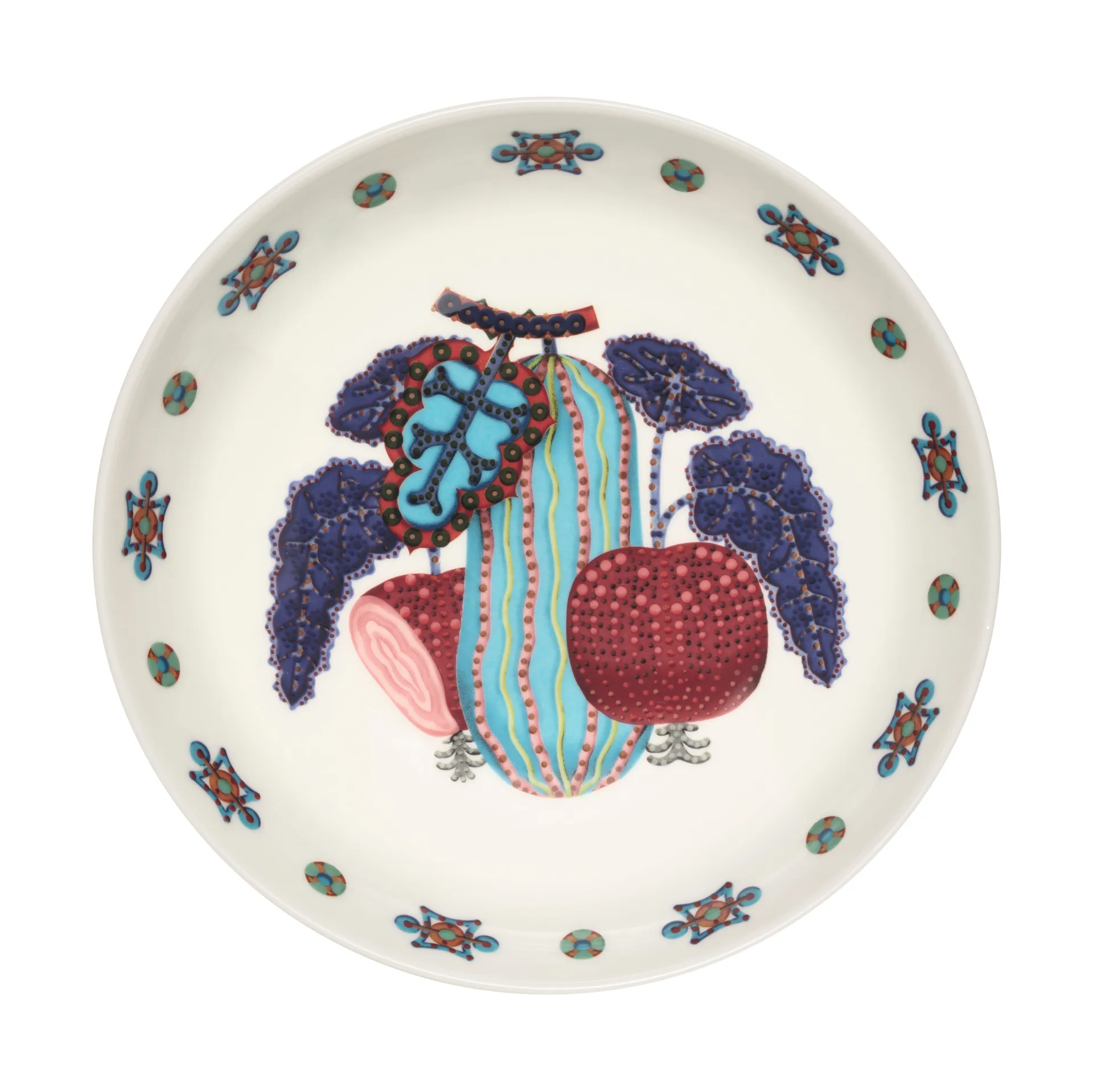 Taika Sato djup tallrik Ø20 cm, Vit-flerfärgad Iittala