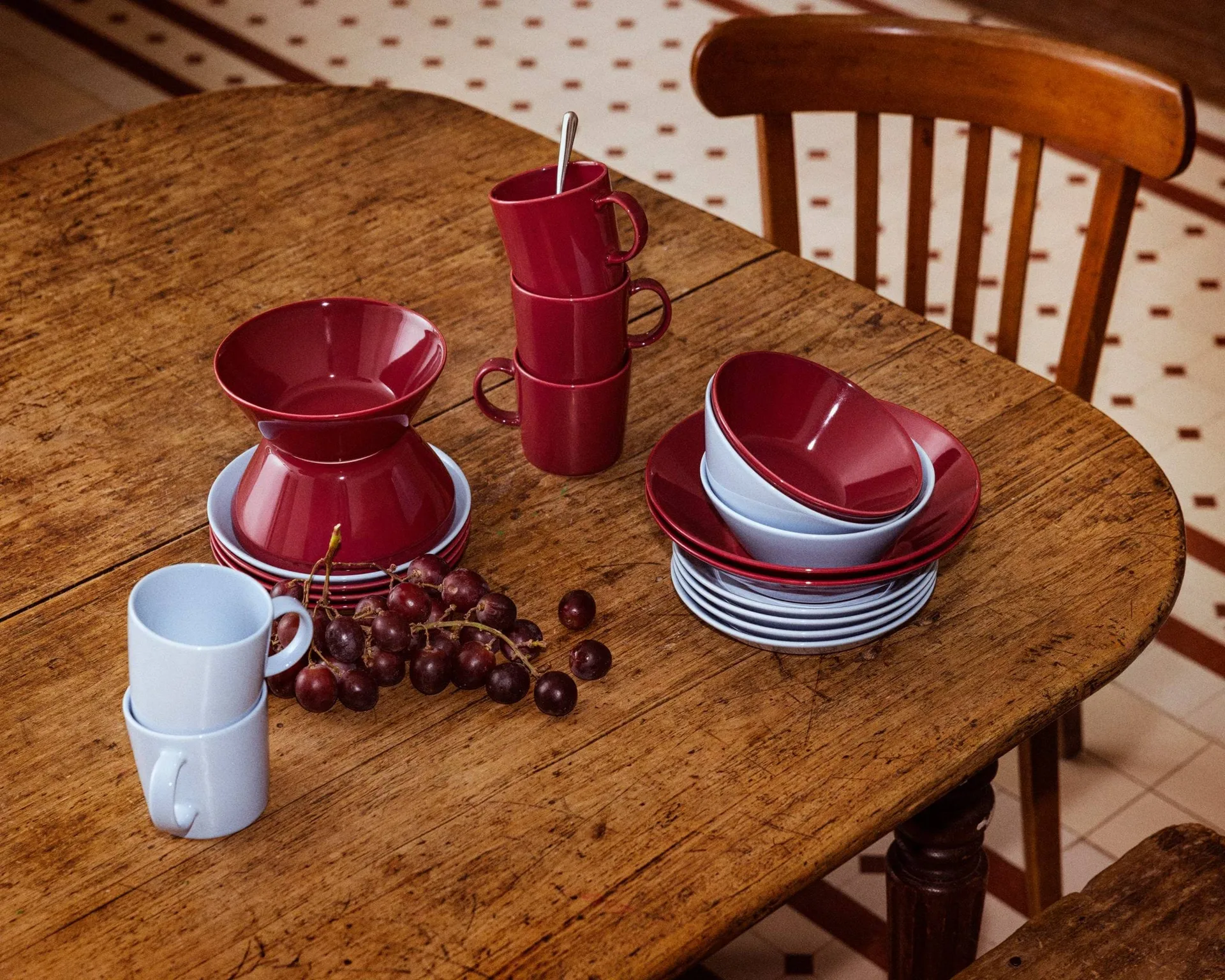 Teema djup tallrik, Körsbär Iittala