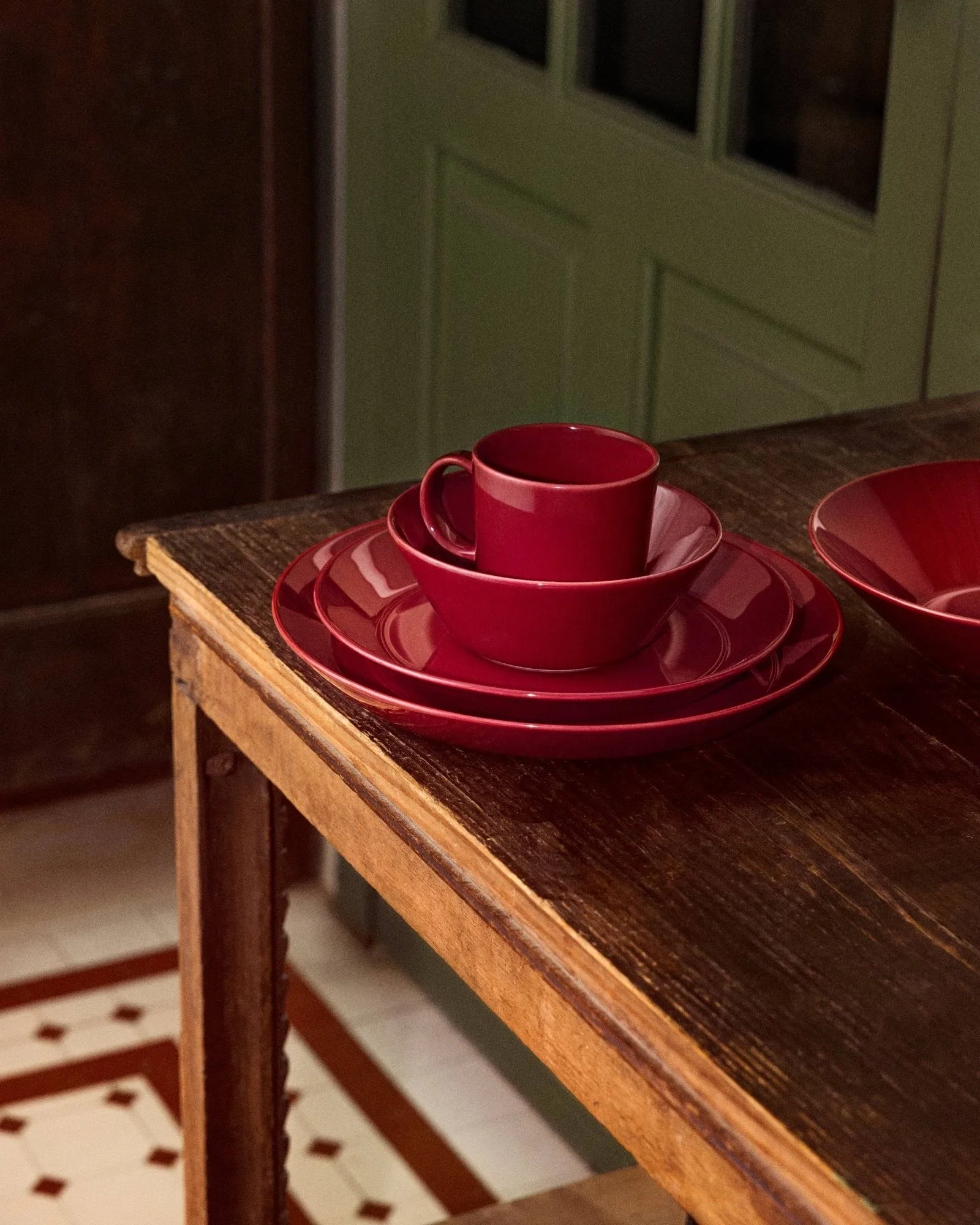 Teema tallrik Ø21 cm, Körsbär Iittala