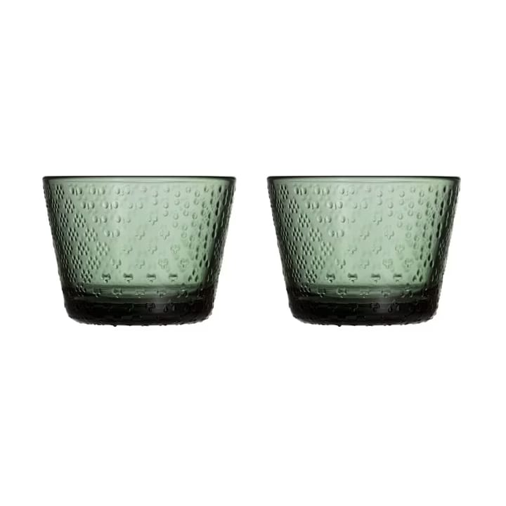 Tundra dricksglas 16 cl 2-pack, Tallgrön Iittala