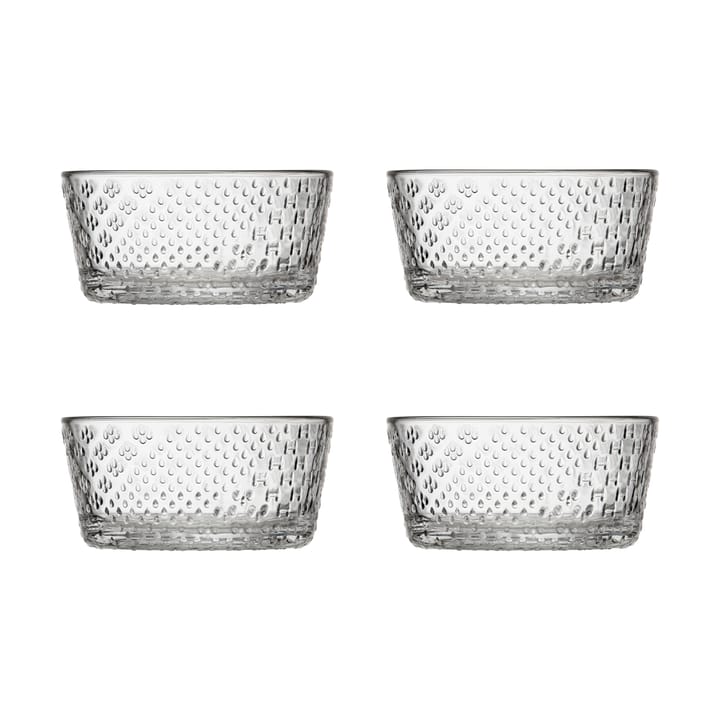 Tundra skål 25 cl 4-pack, Klar Iittala