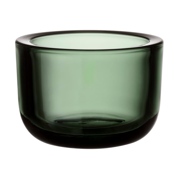 Valkea ljuslykta glas 60 mm, Tallgrön Iittala