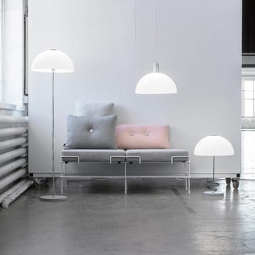 Kupoli bordslampa - Svart-metalldetaljer-vit skärm - Innolux