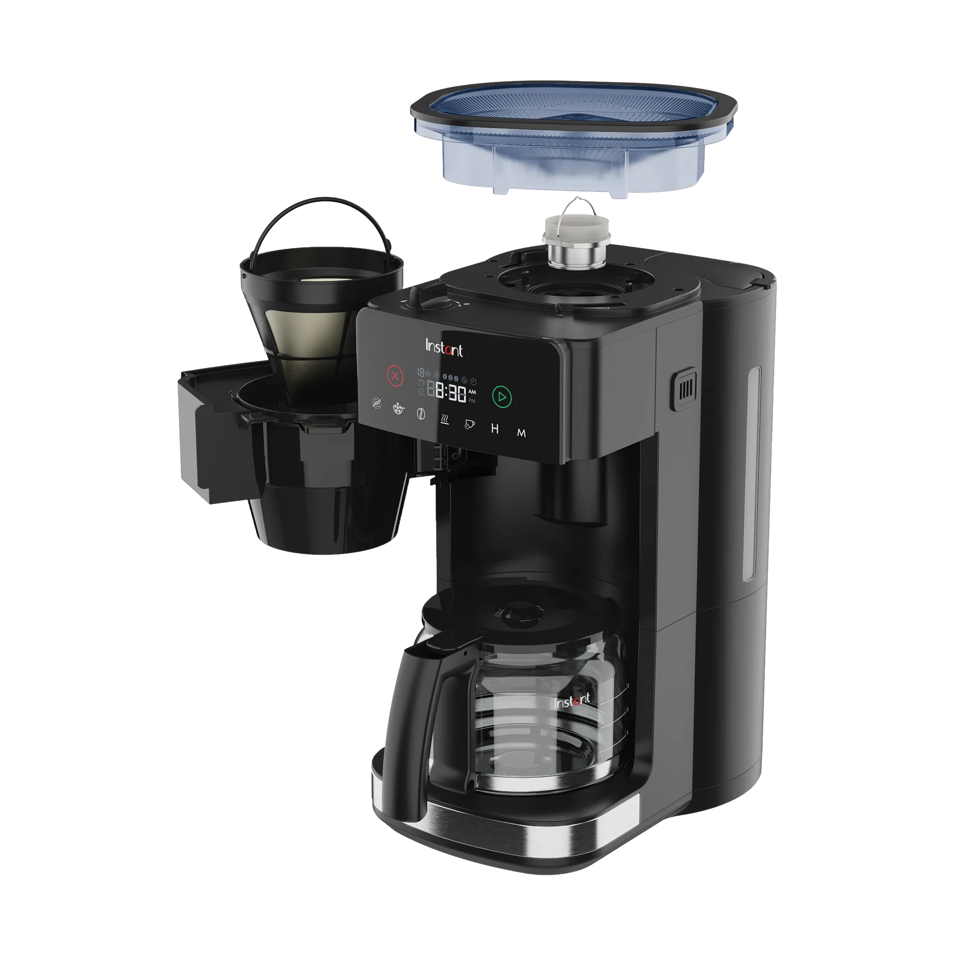 Instant Pot Bean to Cup kaffebryggare, Black Instant Pot