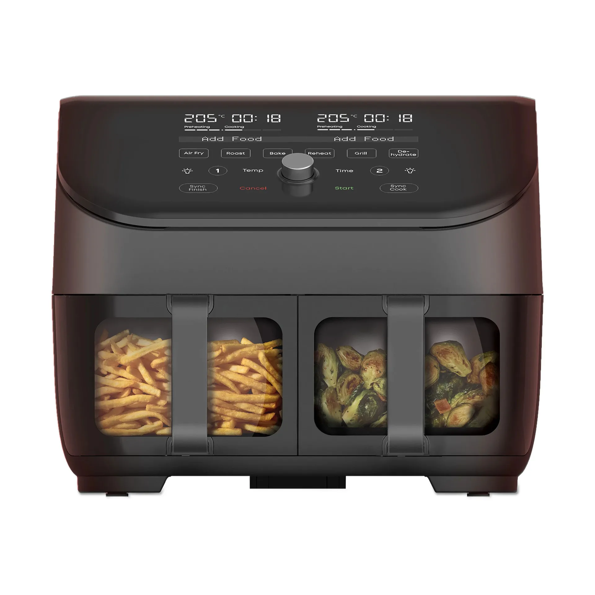Instant Pot Vortex Plus dual airfryer 7,6 L, Black Instant Pot