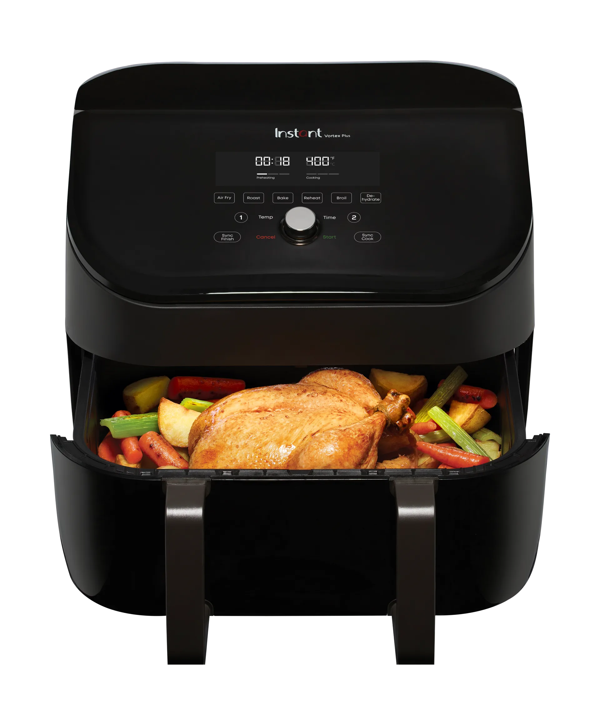 Instant Pot Vortex VersaZone dual airfryer 8,5 L, Black Instant Pot