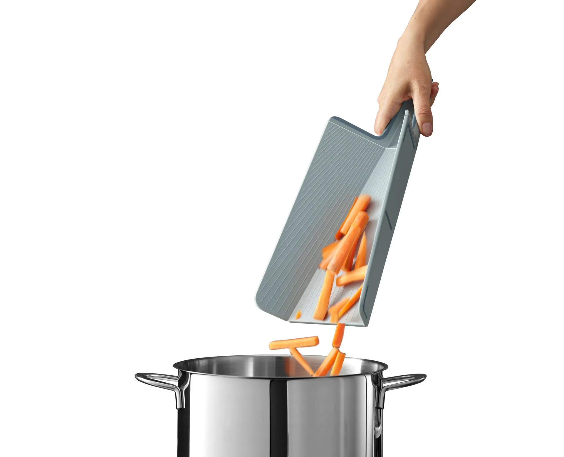 Chop2pot skärbräda plus ljusblå, Large Joseph Joseph