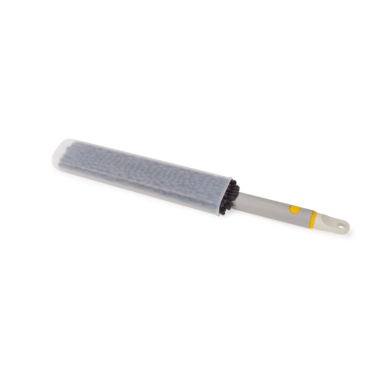 Joseph Joseph Cleantech 3-i-1 dammvippa med plastskena Light Stone