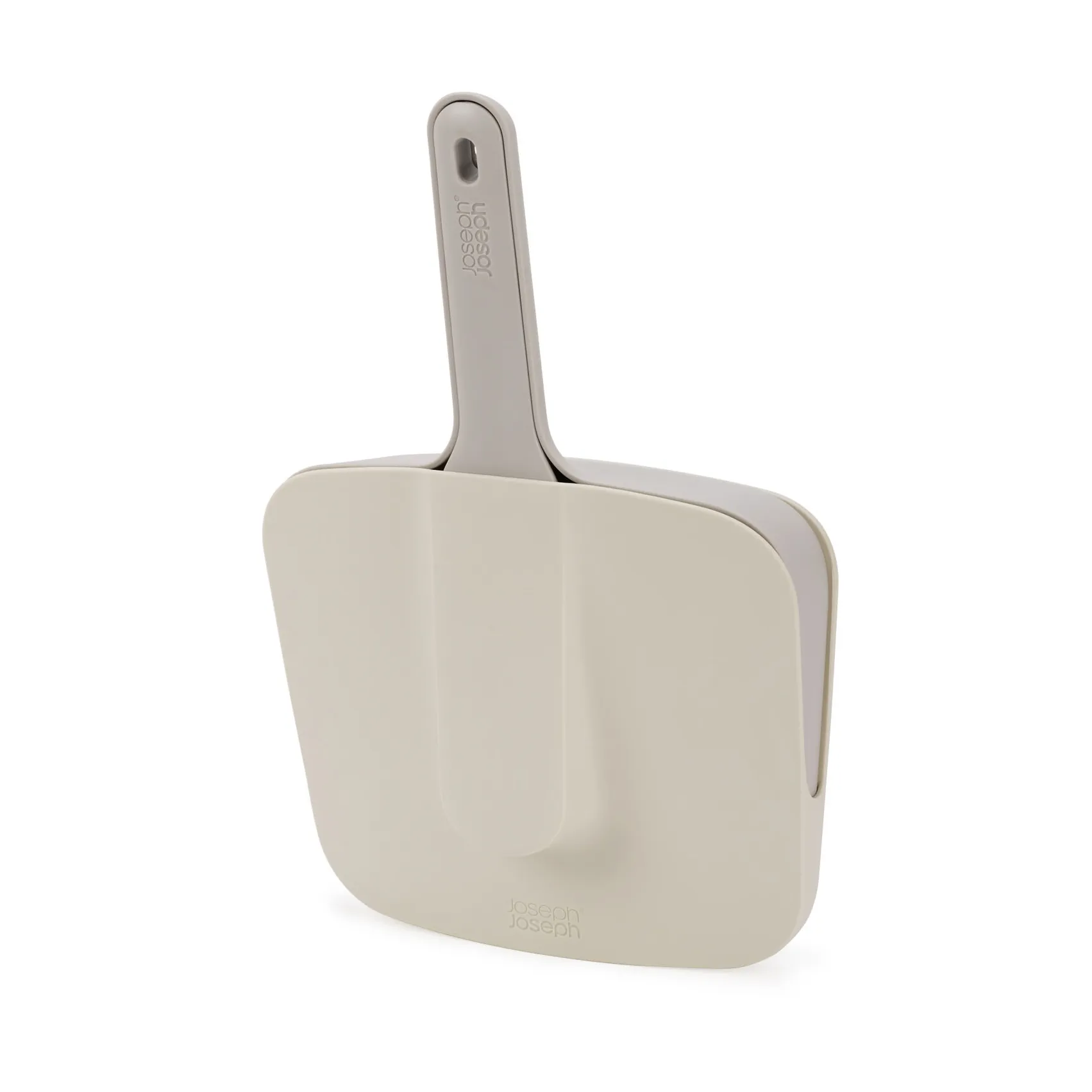 Cleantech väggmonterad sopborste med skyffel, Stone Joseph Joseph