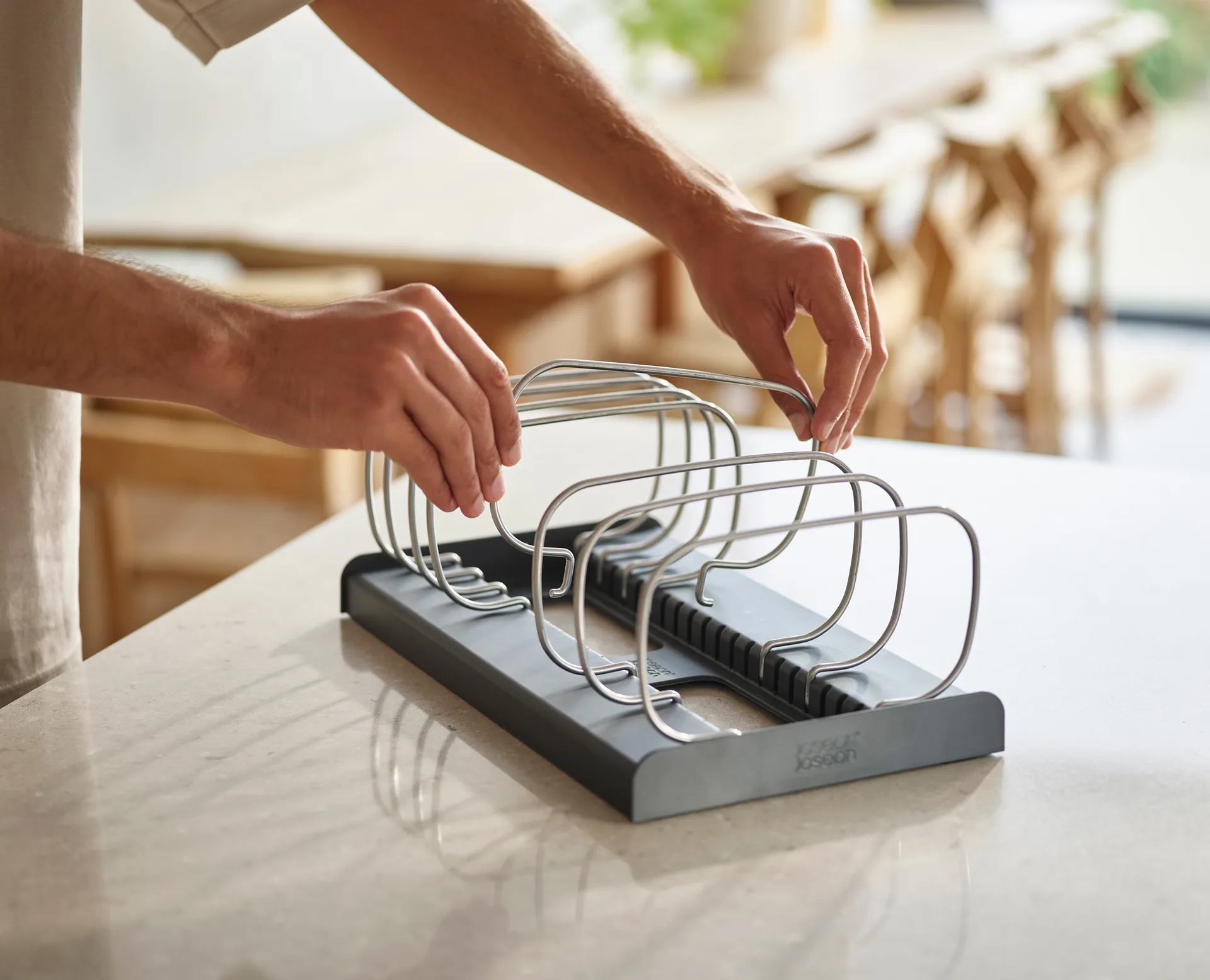 Drawstore förvaringsställ, Grå Joseph Joseph