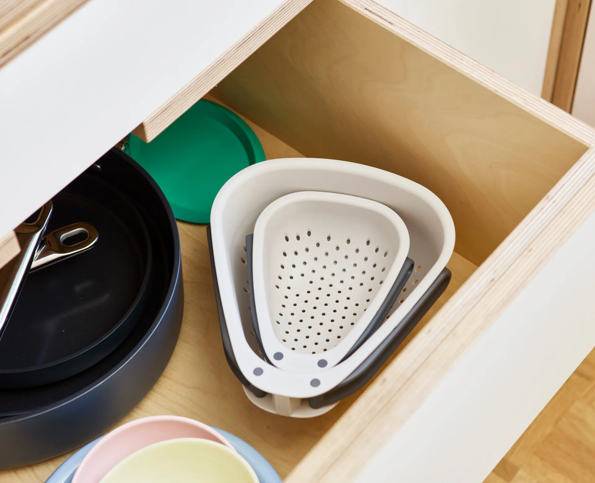 Droplet vikbart durkslag stone, Mini Joseph Joseph