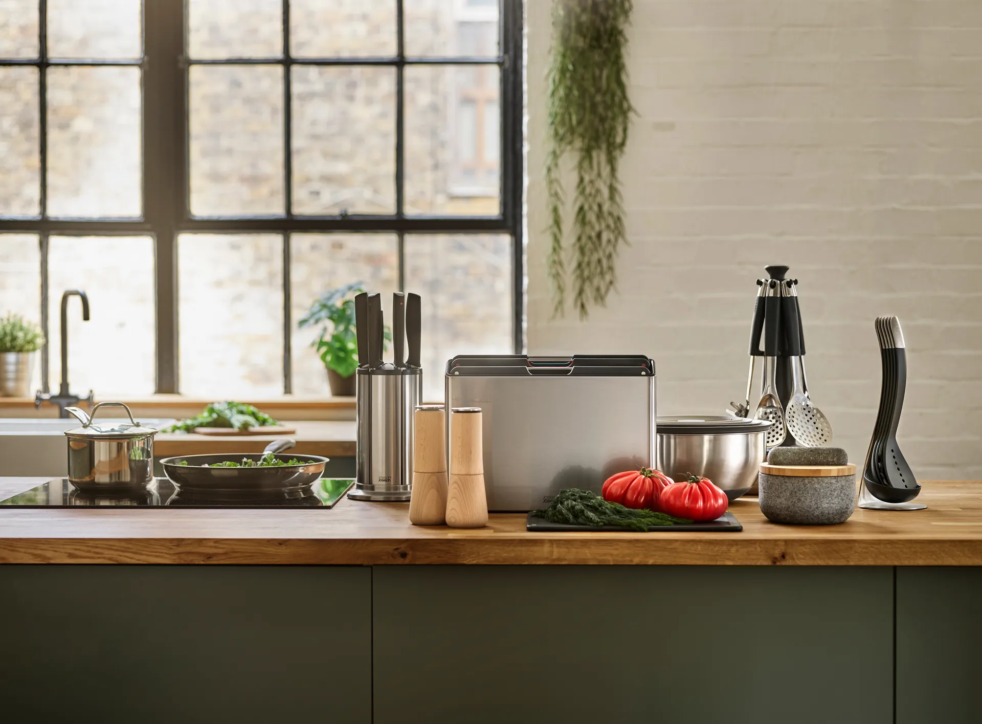 Elevate carousel redskapshållare, Stål Joseph Joseph