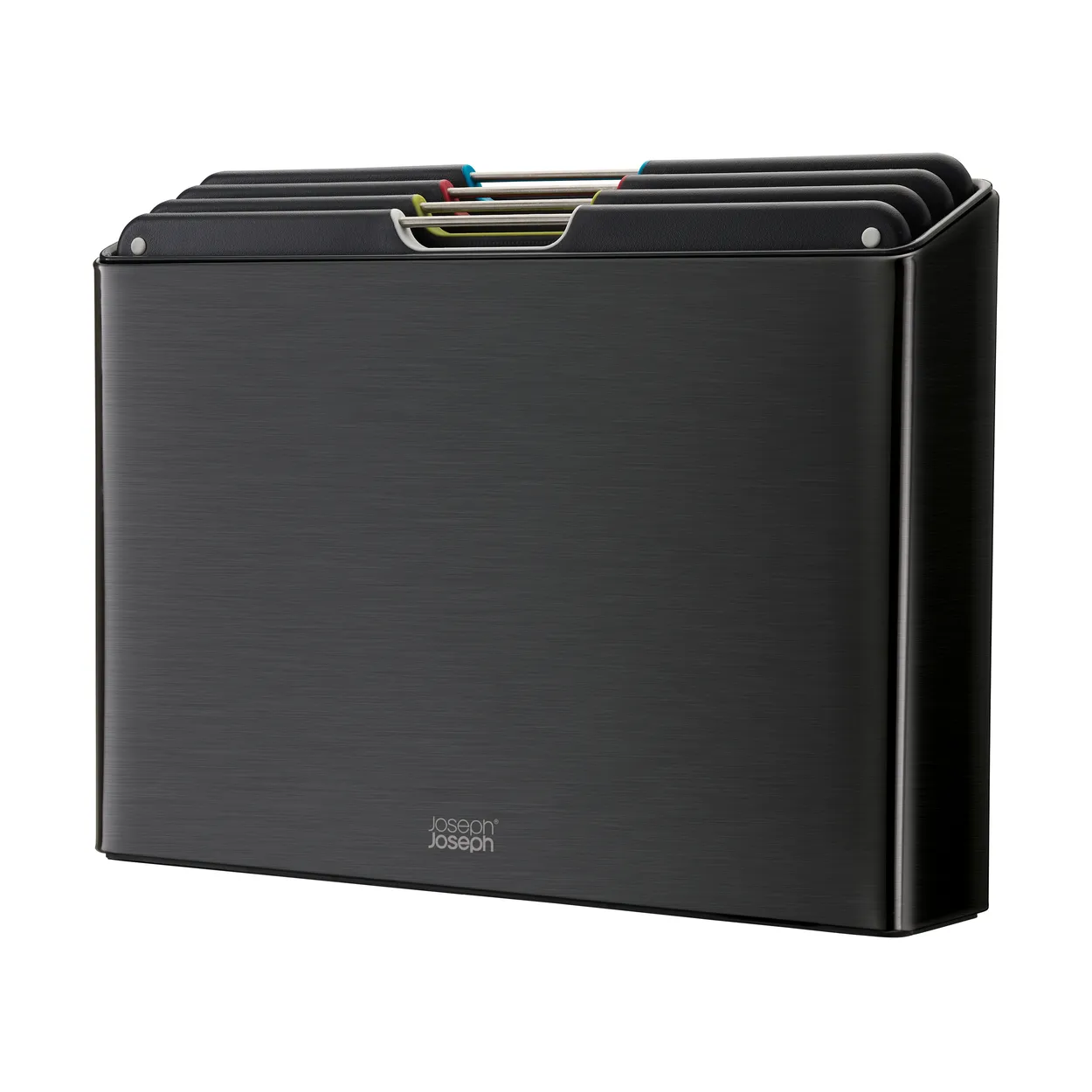 Joseph Joseph Folio steel sk&auml;rbr&auml;da 4 delar Svart