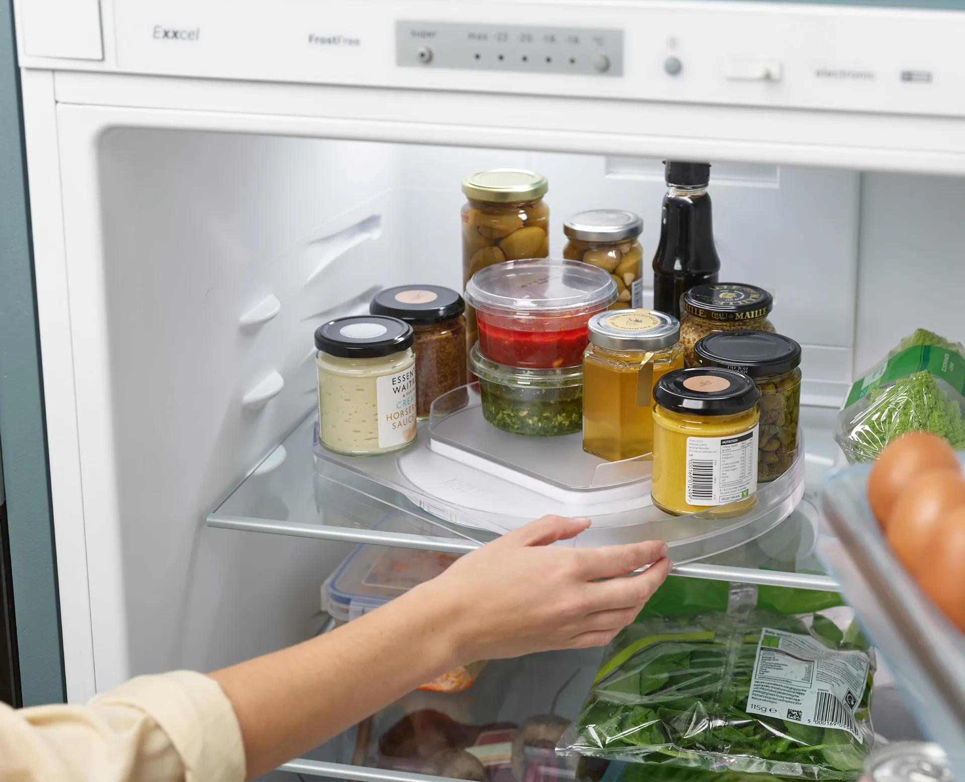 Fridgestore snurrbricka till kylskåp, Transparent Joseph Joseph