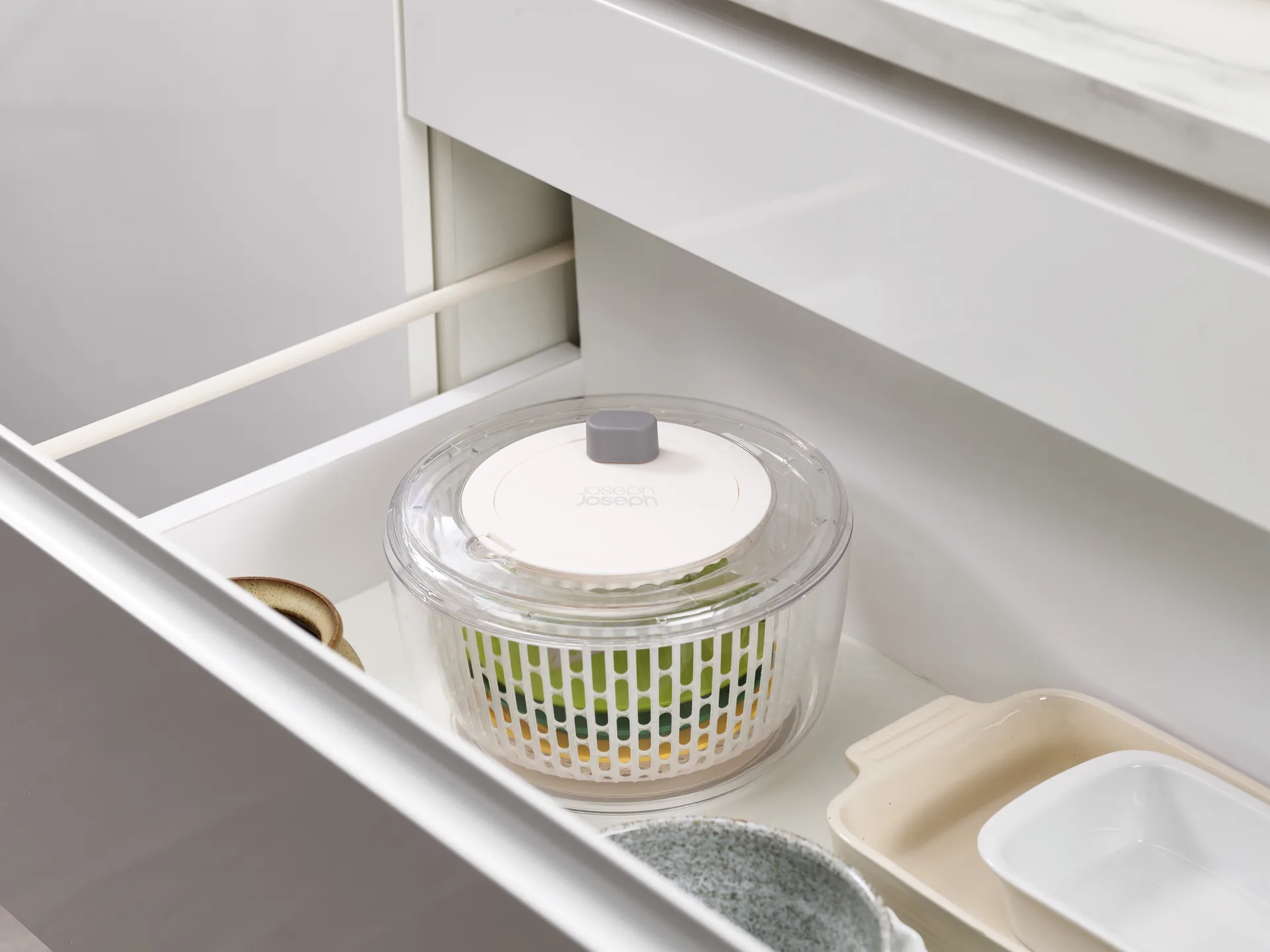 Multi prep salladsverktyg 4 delar, Transparent Joseph Joseph