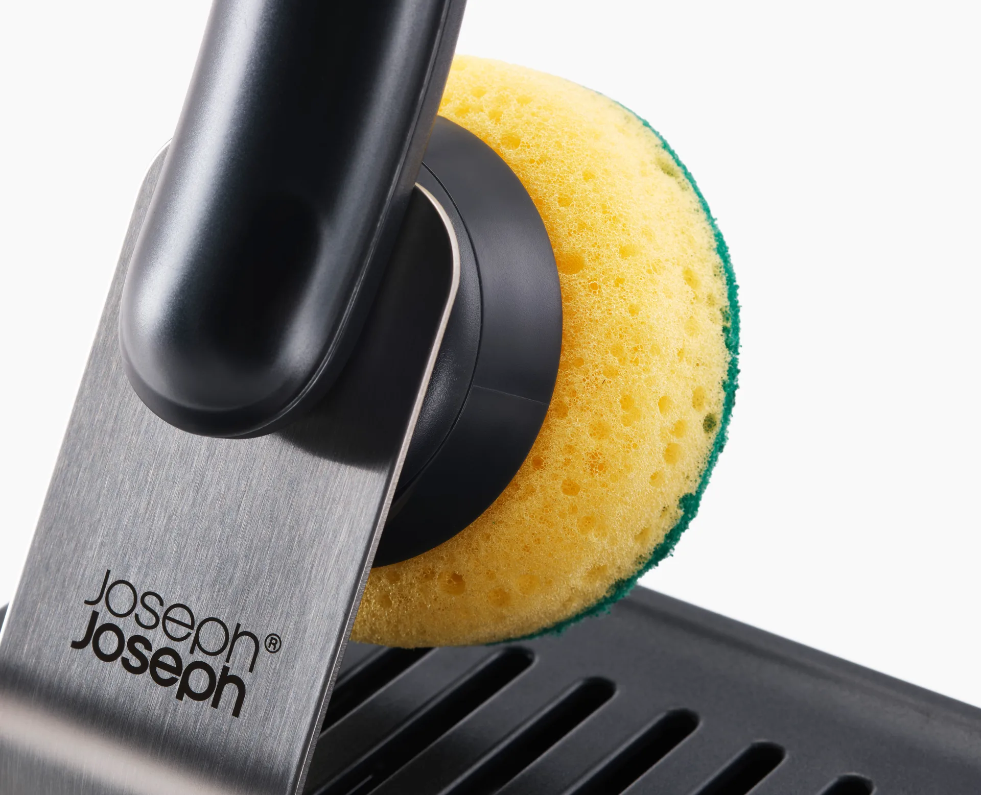 Sinktech ersättningshuvud svamp 2-pack, Yellow Joseph Joseph