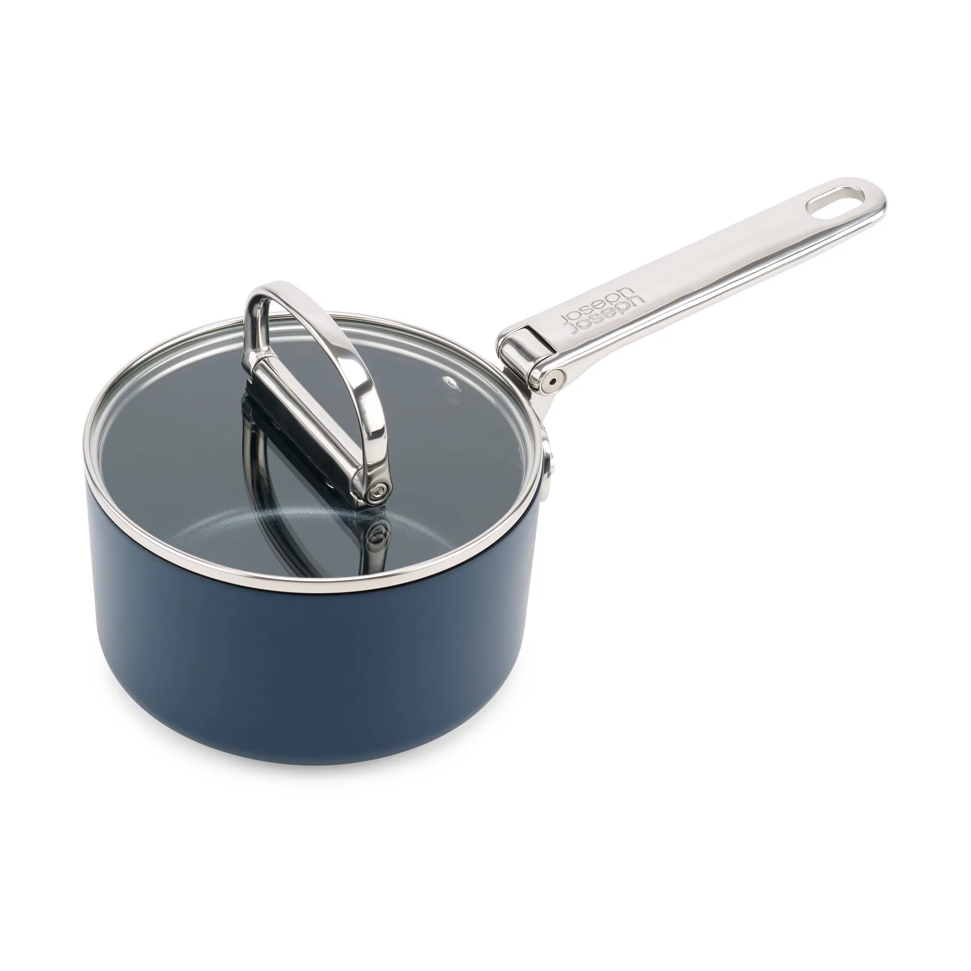 Space non stick kastrull med lock Ø15 cm, Blå Joseph Joseph