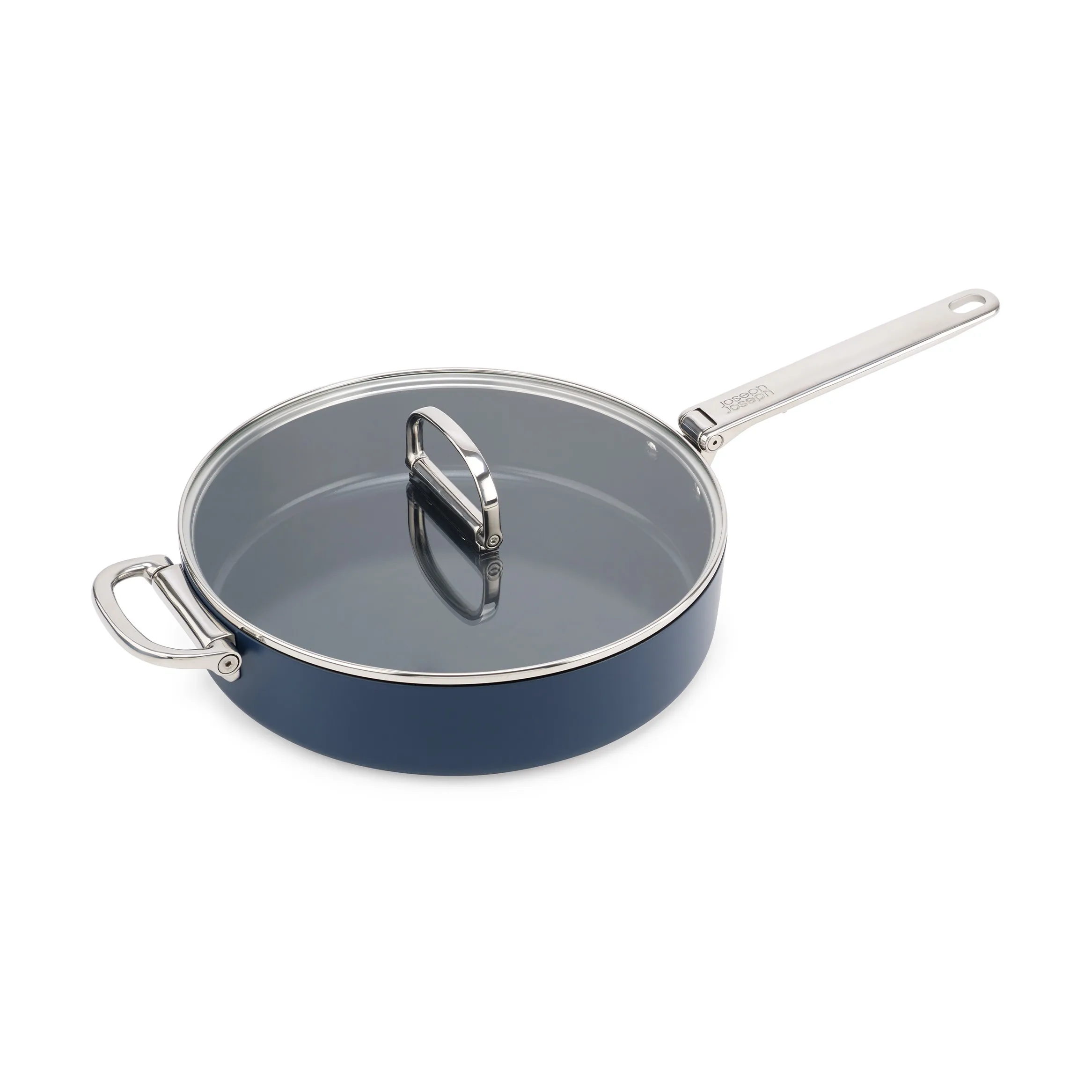 Joseph Joseph Space non stick kastrull med lock Ø28 cm, Blå