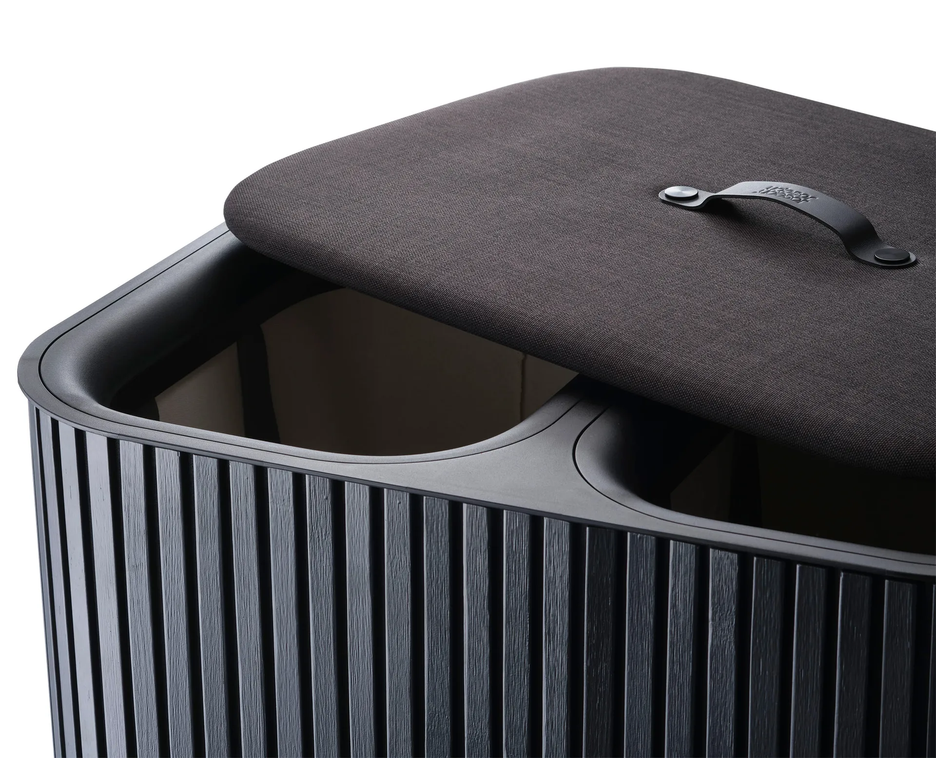 Tota Luxe tvättkorg 90 L, Black Joseph Joseph