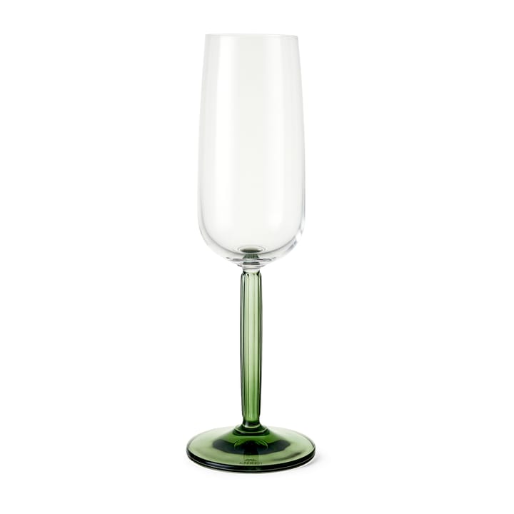 Hammershøi Champagneglas 24 cl 2-pack, Grön Kähler