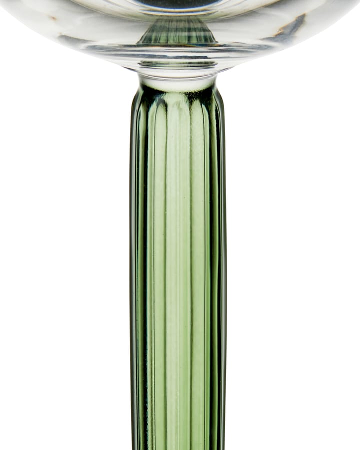 Hammershøi Champagneglas 24 cl 2-pack, Grön Kähler