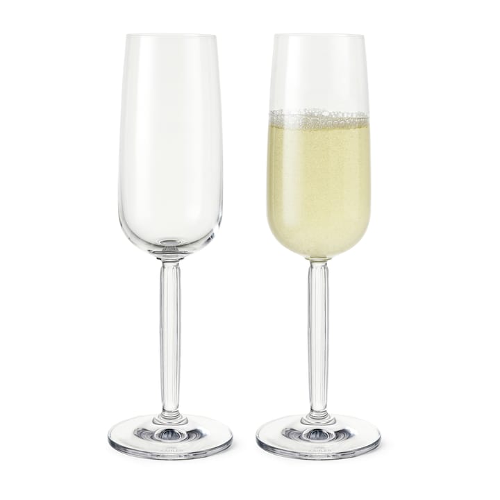 Hammershøi Champagneglas 24 cl 2-pack - Klar - Kähler