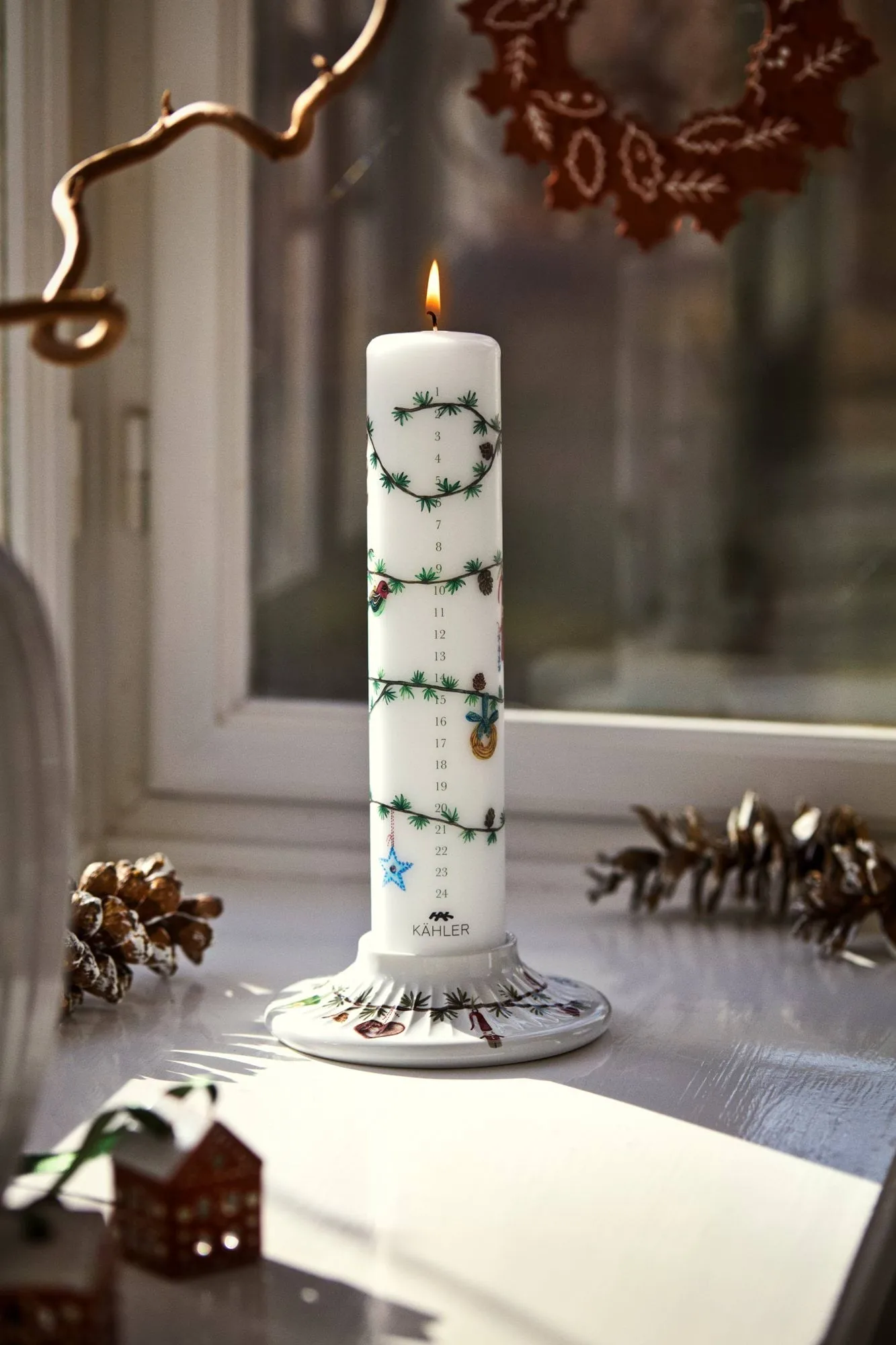 Hammershøi Christmas Adventsljus Ø5 cm, 2026 Kähler