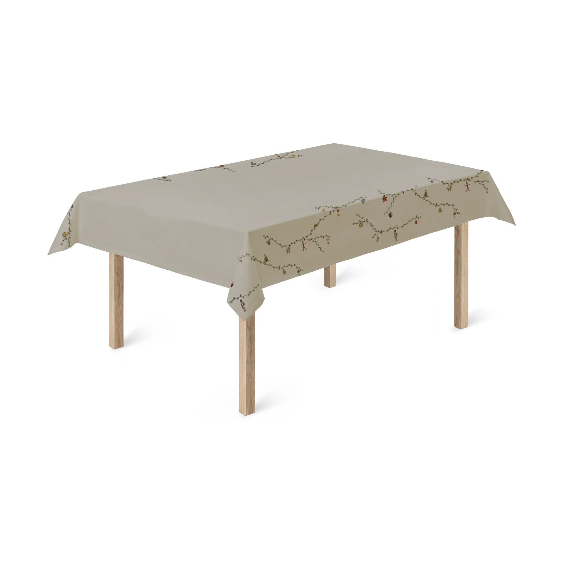 Hammershøi Christmas Duk beige, 150x320 cm Kähler