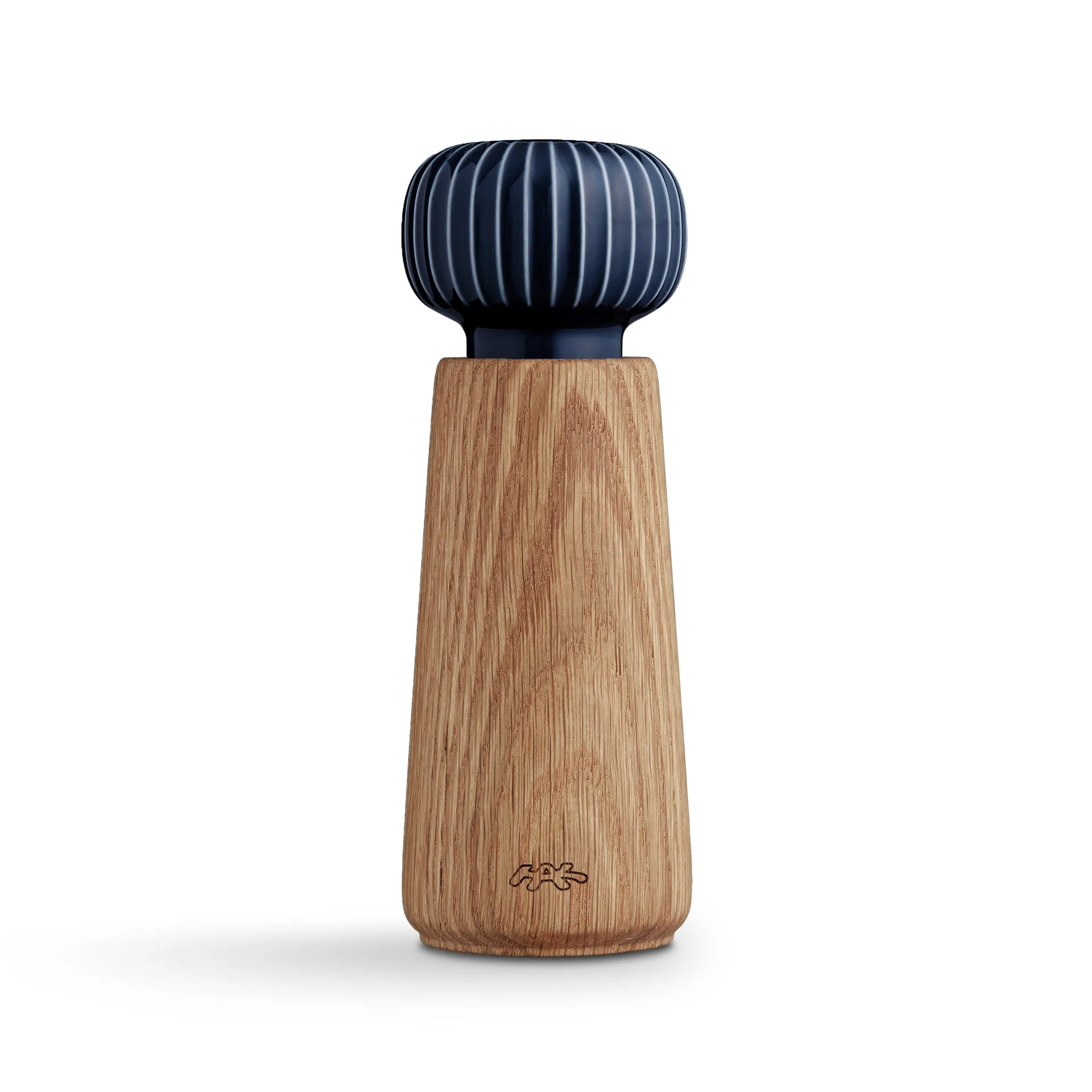 Kähler Hammershøi kryddkvarn stor Indigo, 18 cm
