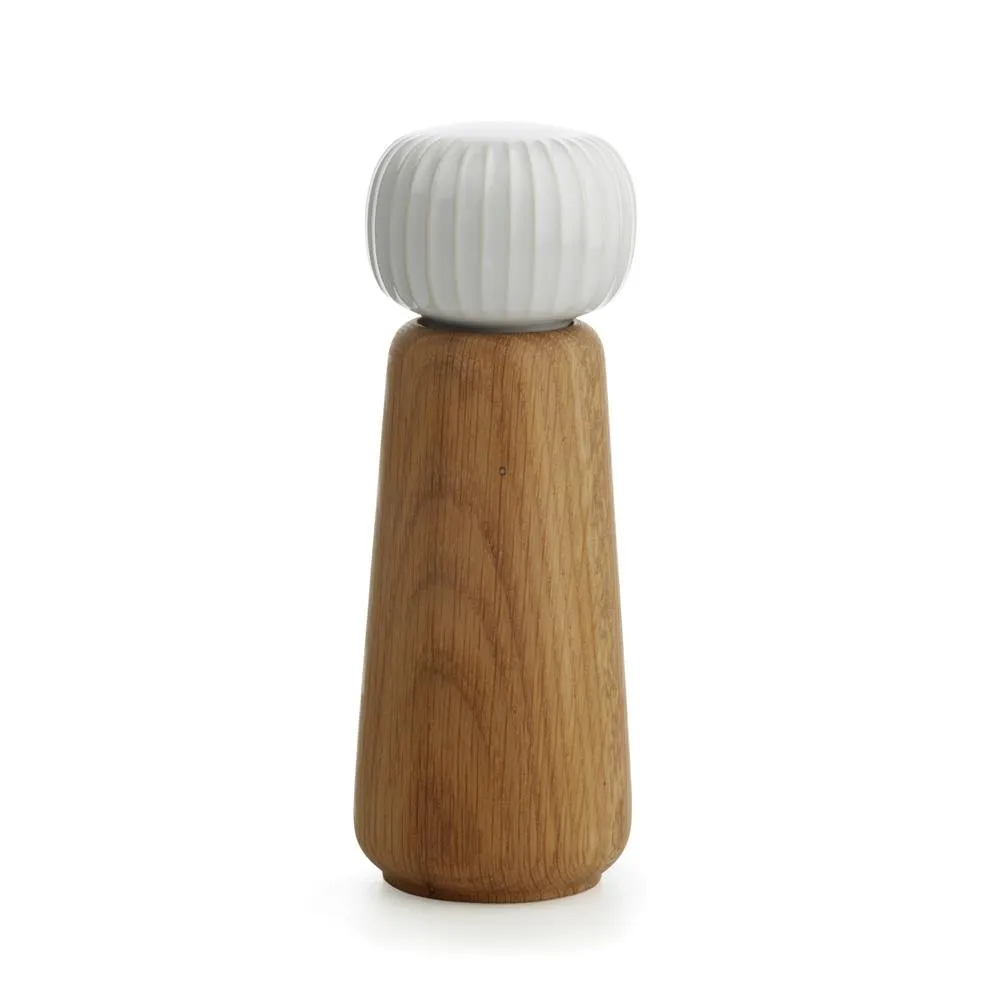 Kähler Hammershøi kryddkvarn stor Vit, 18 cm