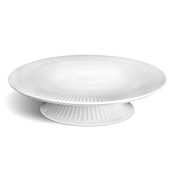 Läs mer om Kähler Hammershøi tårtfat på fot Ø30 cm vit