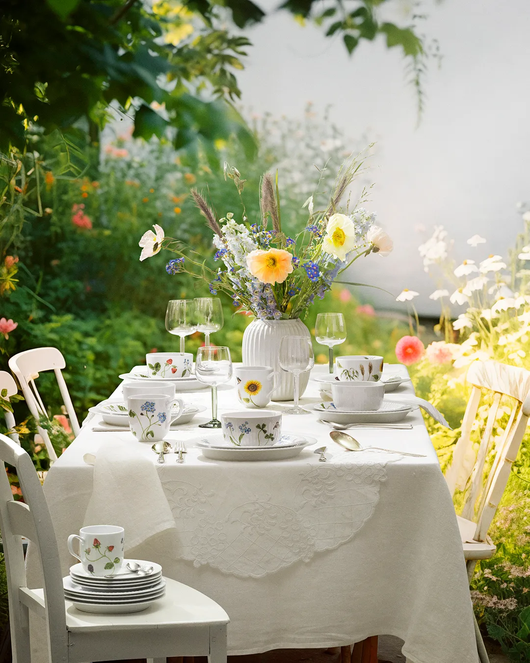Hammershøi vas mellan, vit Kähler